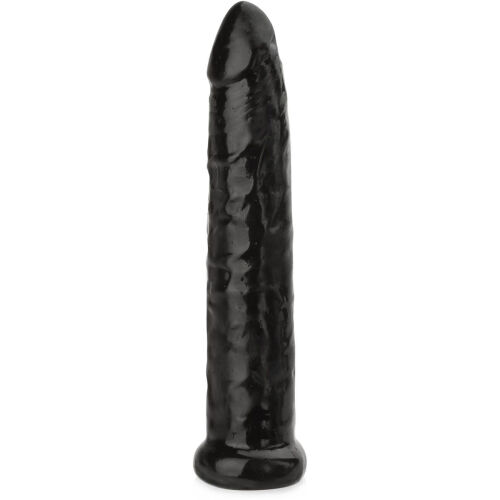 DILDOU ANAL-VAGINAL -BĂȚ ELASTIC DIN GEL  –NEGRU - 84636961