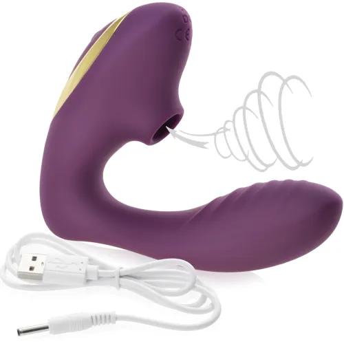 VIBRATOR AUTORIZAT PENETRATOR CU FUNCȚIA DE SUGERE MASTURBATOR INTENSIV PENTRU EA - 79471312