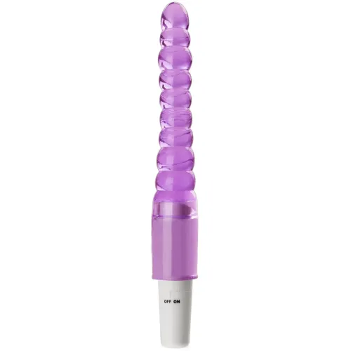 VIBRATOR ANAL CU BILE MOALE DIN GEL, PENETRATOR PENTRU ANUS - 77734860