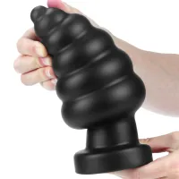 Corks anal vibro mare cu ventuză + telecomandă 10 funcții - 78391482 - 6