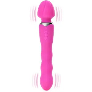 APARAT DE MASAJ PUTERNIC + VIBRATOR 2IN1 - 36 FUNCTII - PENTRU CLITORIS ȘI SFÂRCURI VAGIN ȘI ANUS - 79370596