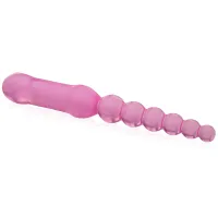 DILDO DUBLU ANAL VAGINAL 23cm SONDĂ CU BILĂ și PENIS DUBLU - 77341207 - 2