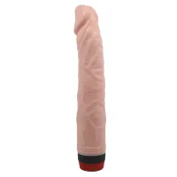 Vibrator clasic realist penis cu vibrație fluidă 22 cm - 79141754 - 4