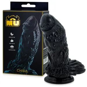 Dildo fantezie dragon penis gros cu ventuză 17,5 cm - 72280287
