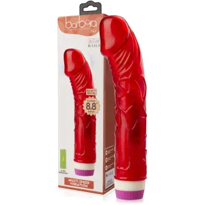 PENIS UȘOR ÎNDOIT ROȘU VIBRATOR – PLĂCERE GEMÂNDĂ – LBB 0152