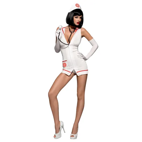 Costum de asistentă medicală + stetoscop Emergency 79477846 Obsessive sex