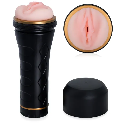 Masturbator realist vagin într-un tub elegant de 27 cm - 77164678