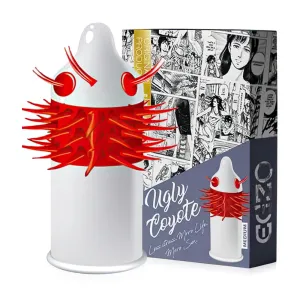 Prezervativ cu denivelări EGZO Ugly Coyote - 79623122