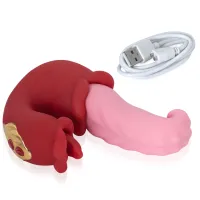 Stimulator dublu cu mișcare de rotație și vibrații pentru femei 100 funcții - 73759046 - 3