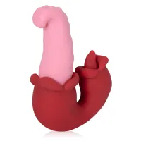 Stimulator dublu cu mișcare de rotație și vibrații pentru femei 100 funcții - 73759046 - 2