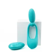 Vibrator fără mâini cu telecomandă wireless, 10 moduri - 77940770 - 5