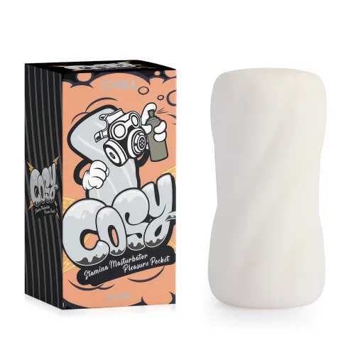 Masturbator de buzunar alb pentru bărbați, vagin artificial - 70881692