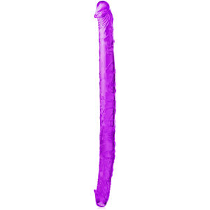 DOUBLE DONG 45CM DILDO FLEXIBIL DIN GEL PENTRU LESBIENE - LBB 040015F