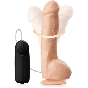 VIBRATOR ROTATIV DE CULOAREA PIELII PE CUPĂ DE ASPIRARE + TELECOMANDĂ JEFF STRYKER - 79161892