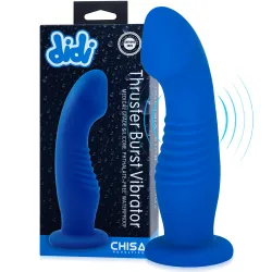 Vibrator flexibil realist cu nervuri, 9 funcții, 18 cm - 74267554