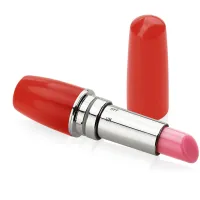 VIBRATOR ORIGINAL - RUJ - MINI MASTURBATOR DISCRET PENTRU DOAMNE - 74115948 - 2