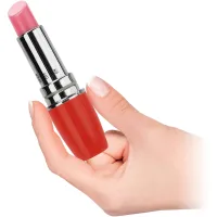 VIBRATOR ORIGINAL - RUJ - MINI MASTURBATOR DISCRET PENTRU DOAMNE - 74115948 - 3