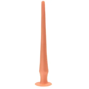 Sonda anală din silicon elastic culoarea pielii dildo 44 cm - 76566538