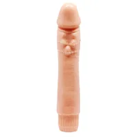 Vibrator realist culoarea pielii cu vibrație reglabilă 24 cm - 72964560 - 2