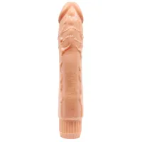 Vibrator realist culoarea pielii cu vibrație reglabilă 24 cm - 72964560 - 4