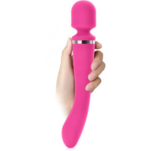 VIBRATOR CU DOUĂ CAPETE + SEX MASEUR EROTIC - 20 FUNCȚII - 76774388