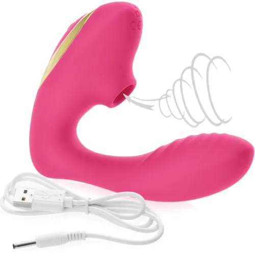 VIBRATOR AUTORIZAT PENETRATOR CU FUNCȚIA DE SUGERE MASTURBATOR INTENSIV PENTRU EA - 77046614