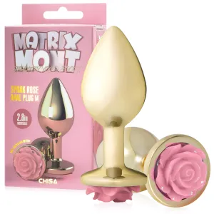 Spark Rose dop elegant cu trandafir roz de 9 cm - 72583373