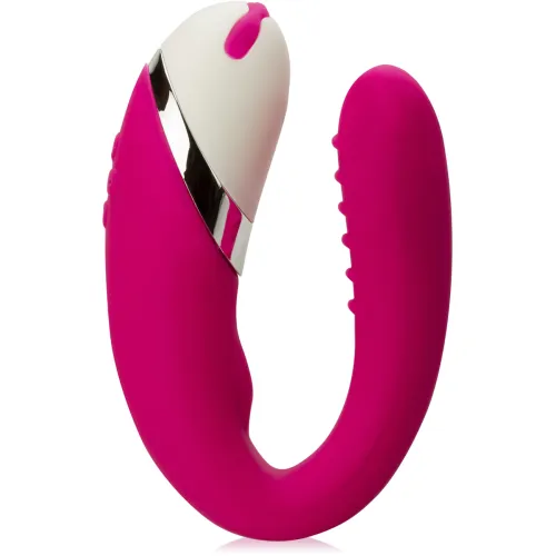 VIBRATOR DIN SILICON PENTRU PERECHI – EXPLOZIE SEXUALĂ - 18100125