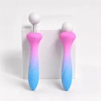 Mini vibrator wand 2 în 1 cu 10 moduri - 70775948 - 3