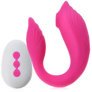 VIBRATOR DE MASAJ CU ASPIRAȚIE-VIBRATOR CU DOUĂ MOTOARE PENTRU CUPLURI, PENTRU SEX - 10 FUNCȚII + TELECOMANDĂ - 78462069