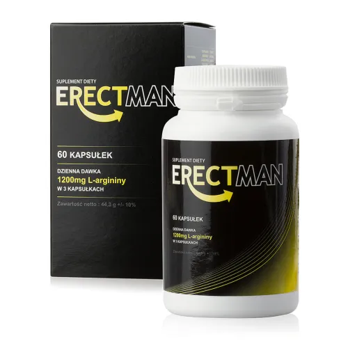 Supliment alimentar Erectman pentru potență și vitalitate masculină 60 capsule - seh 05