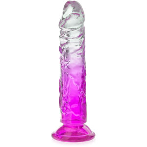 GEL ELASTIC DILDO 17 cm PENIS ARTIFICIAL BICOLOR - 74096908