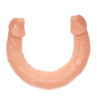 Dildo dublu realist cu schelet intern 38 cm - 73256620 - 3