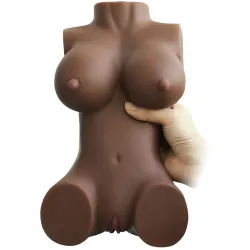 TORS DE SEX FEMININ PĂPUȘĂ MOALE MASTURBATOR REALIST CU VAGIN ȘI ANUS - 78112750