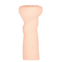 Masturbator din piele cibernetică, anus artificial cu pompă de vacuum - 75222530 - 2