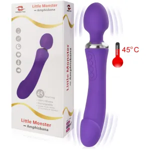 VIBRATOR DUBLU CU FUNCȚIE DE ÎNCĂLZIRE 45° C HOT MASTURBATOR – 75653249