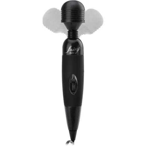 MASAJOR VIBRATOR PENTRU ORGASM - ALIMENTAT DE LA PRIZĂ- FAIRY BLACK - 57659812