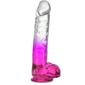 PENIS ARTIFICIAL REALIST DE 24 cm DILDO DE GEL ÎN DOUĂ TONURI PE O VENTUZĂ PUTERNICĂ - 73974127