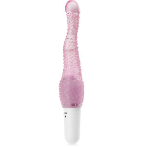 VIBRATOR ANAL-VAGINAL DE GEL CU FILE DE STIMULARE  - LBB 010063