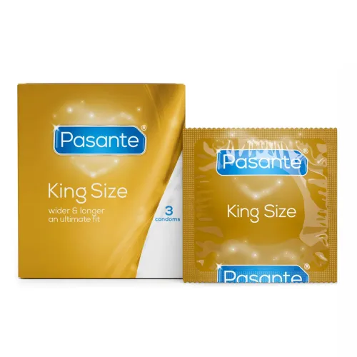 Prezervative Pasante King Size mari 60 mm 3 buc - 73184770