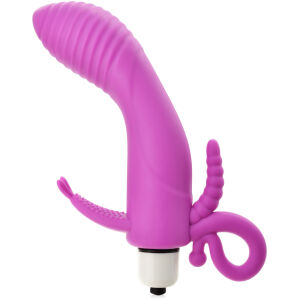 VIBRATOR PENTRU PUNCTUL G CU MASAJ PENTRU SEX CLITORIDIAN ȘI ANAL - 75984869