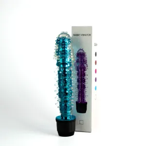 Vibrator gel cu țepi de masaj 18 cm - 72007200