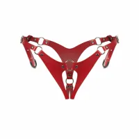 Obsessive Inferro chilot tanga roșu deschis / decupat - 72500255 - 3