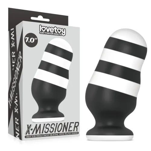 Buton anal din silicon mare pe o ventuză puternică 8,2 cm - 79703586