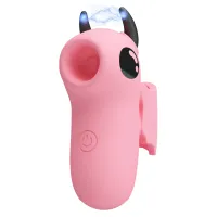 Vibrator pentru deget Drăcușor cu stimulare cu aer și electrostimulare - 72147435 - 2