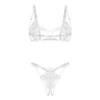 Obsessive Luise Sublim set de lenjerie de lux alb - 75763944 - 6