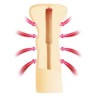 Vagin artificial strâmt pentru masturbare bărbați anus 13 cm - 76470029 - 2