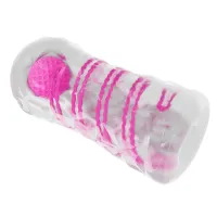 Masturbator bărbătesc strâmt din gel cu bilă de masaj vagin artificial - 74583313 - 2