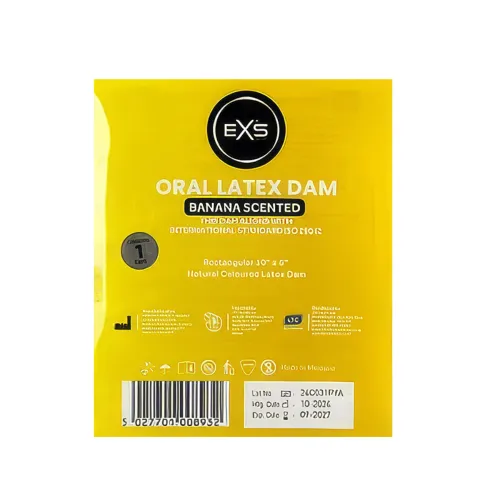 EXS Prezervativ oral din latex cu aromă de banane - 78565958