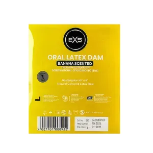 EXS Prezervativ oral din latex cu aromă de banane - 78565958
